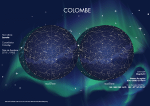 offrir une étoile - carte des constellations